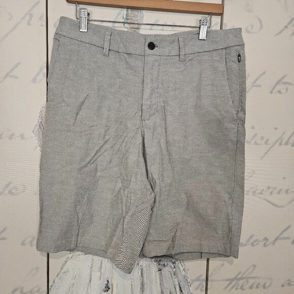 Lululemon Men's Commission Shorts 32 Heathered Gray Blue - Picture 1 of 6